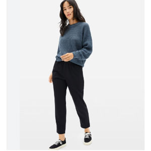Everlane Navy and Black Cropped Pants